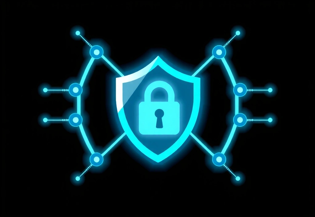 Digital lock icon representing account security